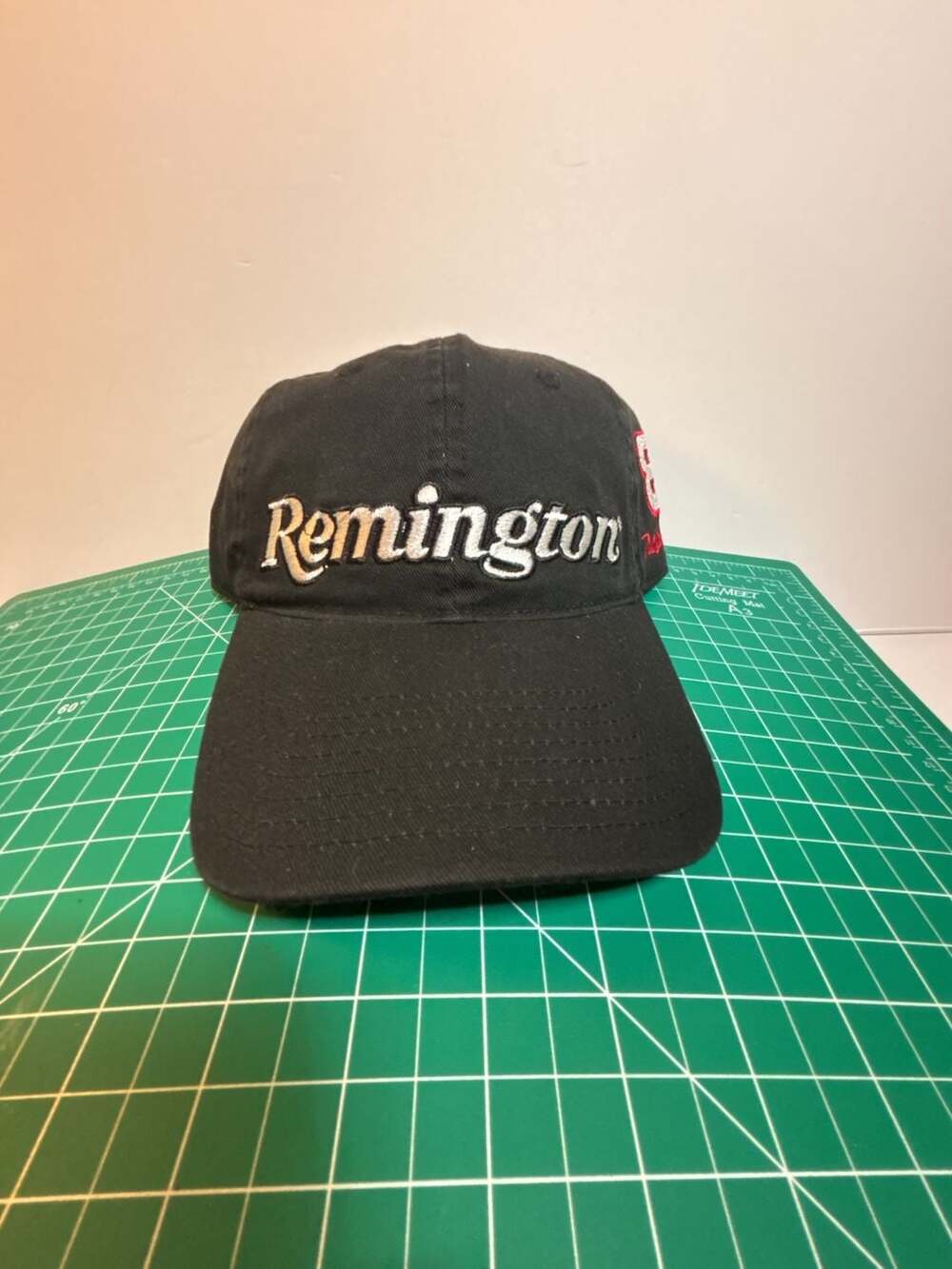 Remington Dale Earnhardt Jr #8 NASCAR Black Strapback Baseball Hat